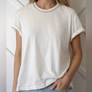Brunello Cucinelli Monili Trim Cotton Tee – Made in Italy